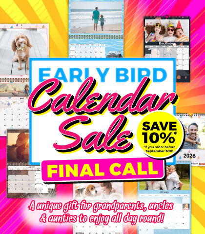 Hurry! Your 10% Off Calendars Ends Midnight - small