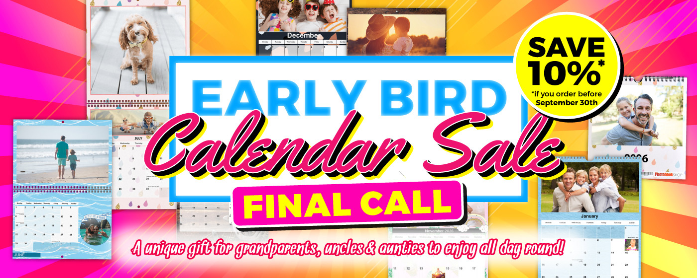Hurry! Your 10% Off Calendars Ends Midnight - large