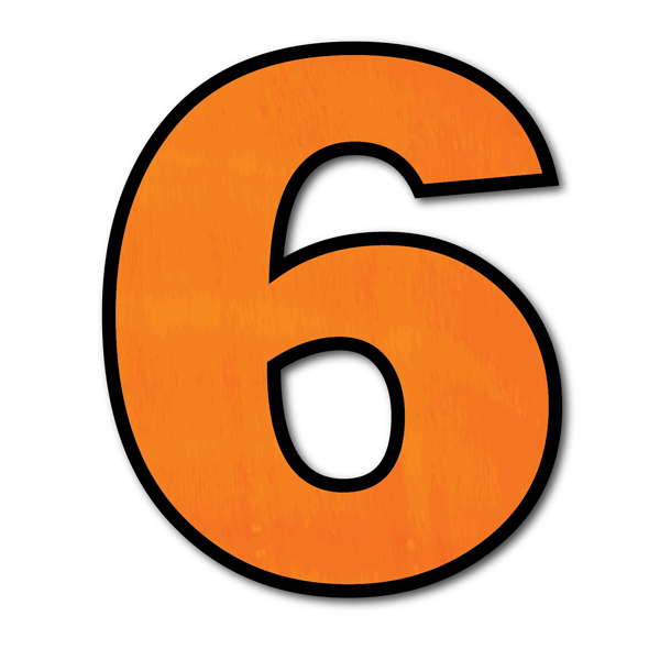 Цифра 6 картина