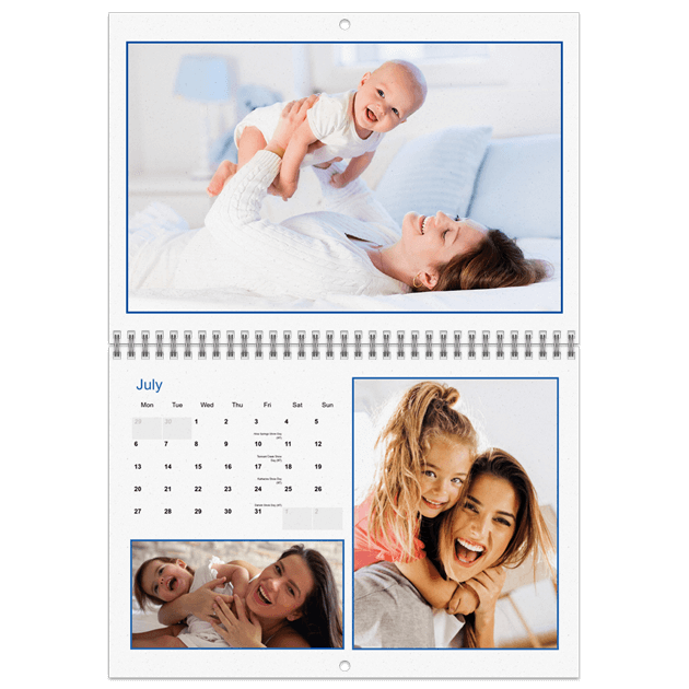 Calendar A4 Double (Small Date)