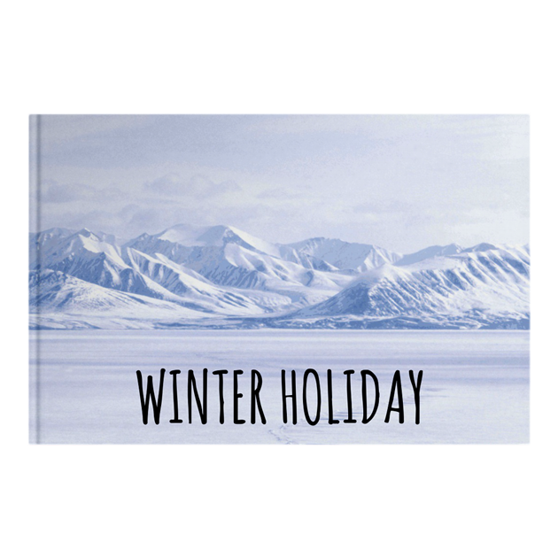 Winter Ski Trip A4 Landscape Photobook