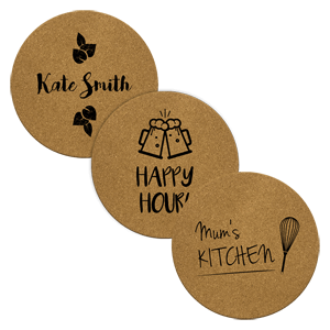 Cork Coasters<br/>