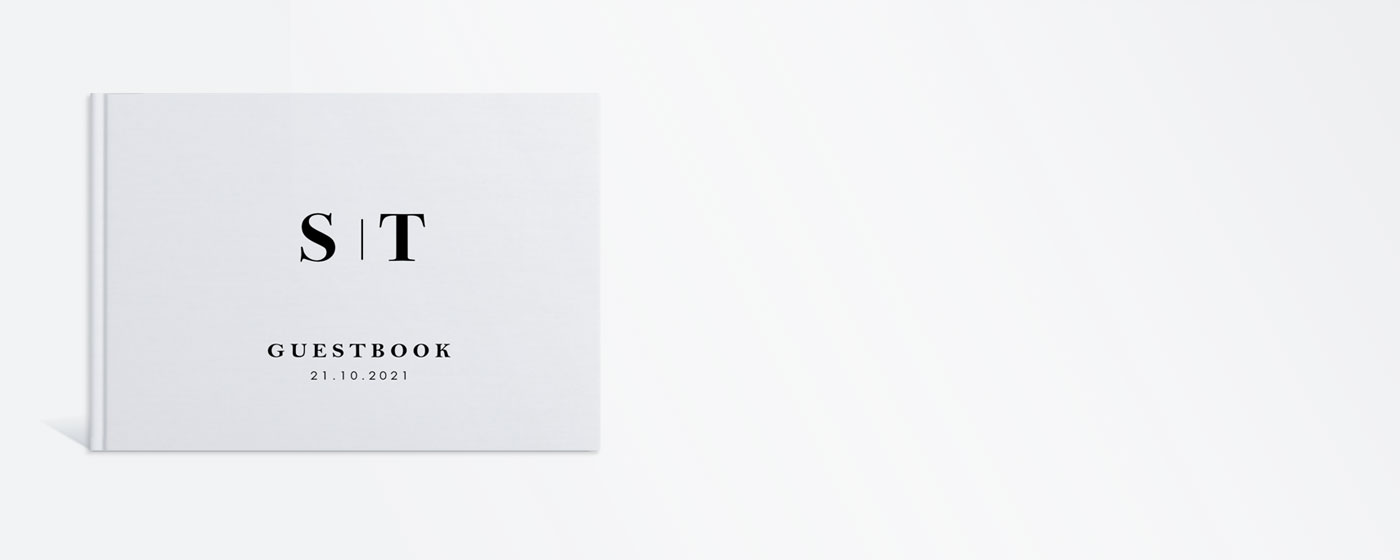 Photobook Guestbook Theme hero banner