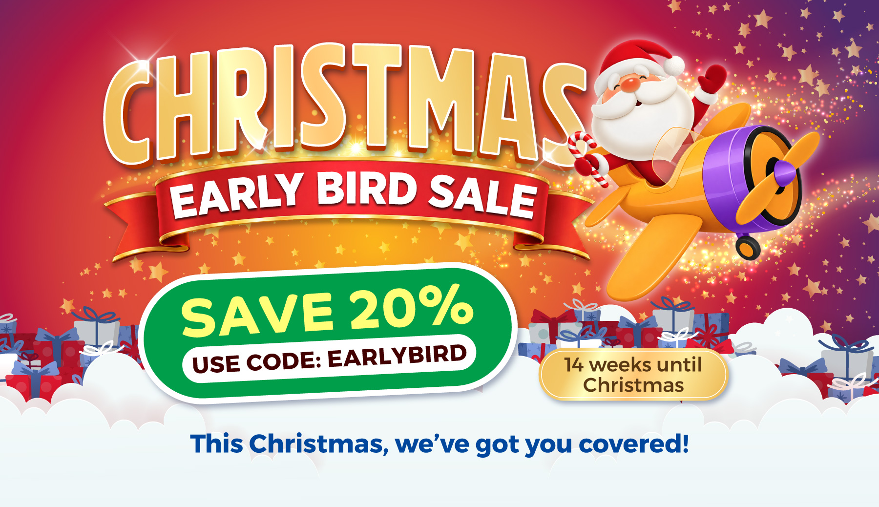 Christmas Early Bird Sale. Save 20% with code EARLYBIRD, plus 10% off for PBS+ members.