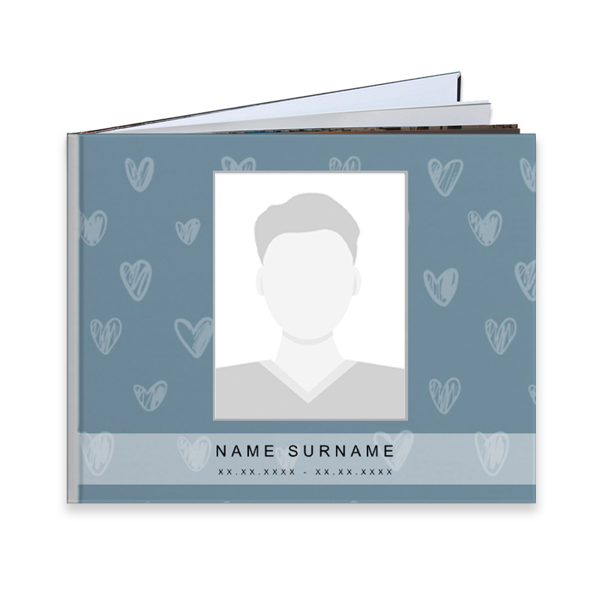 Memorial Guestbook - Single-sided